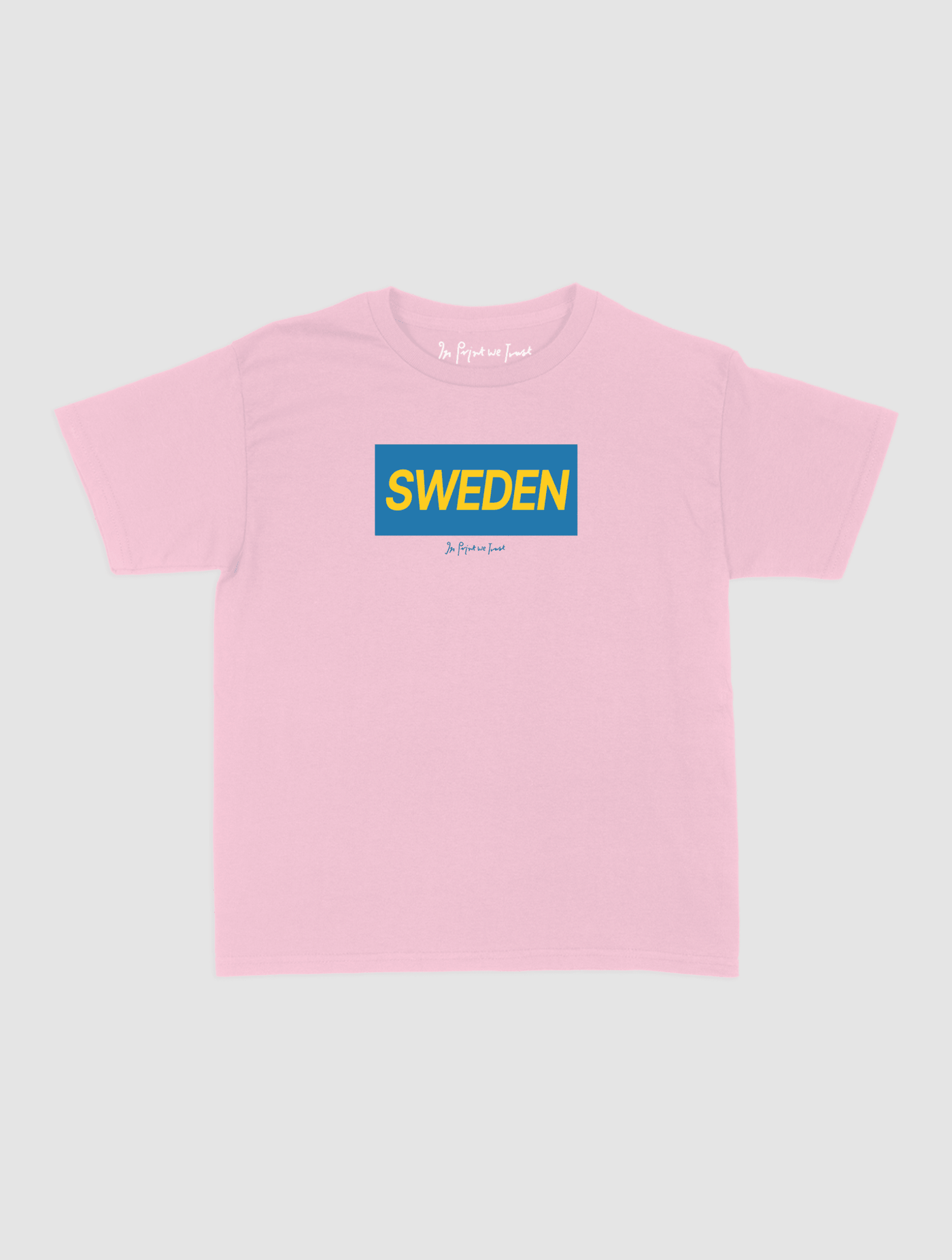 sweden baby tee - In Print We Trust