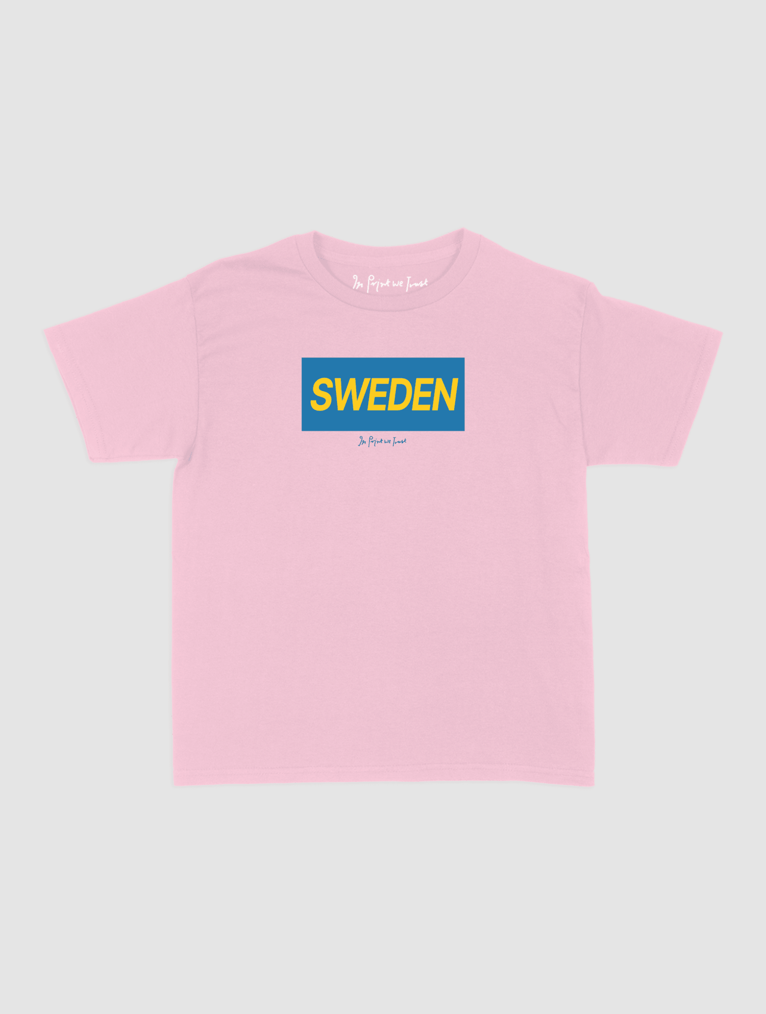 sweden baby tee - In Print We Trust
