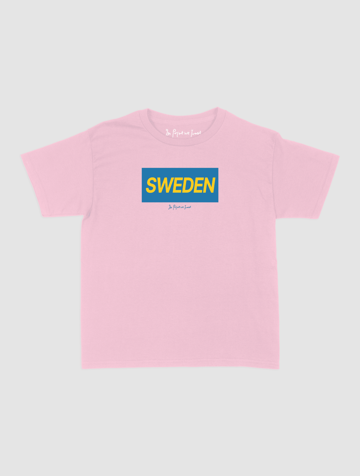 sweden baby tee - In Print We Trust
