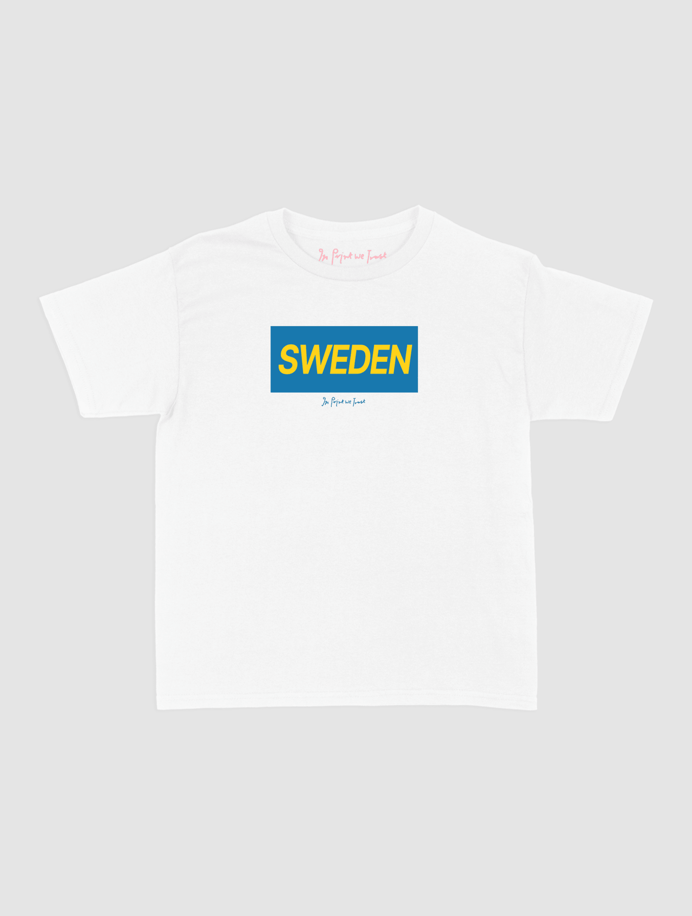 sweden baby tee - In Print We Trust