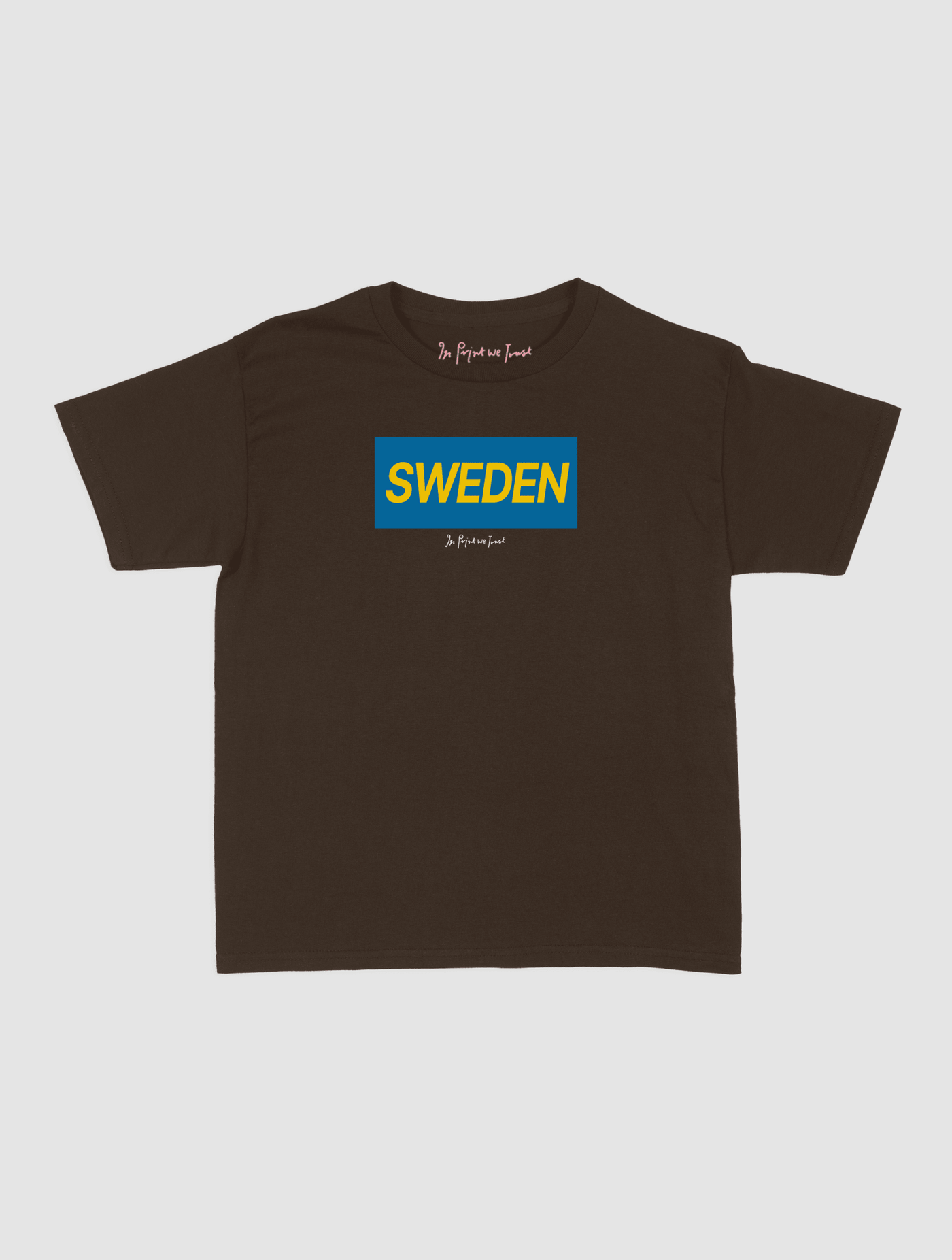 sweden baby tee - In Print We Trust