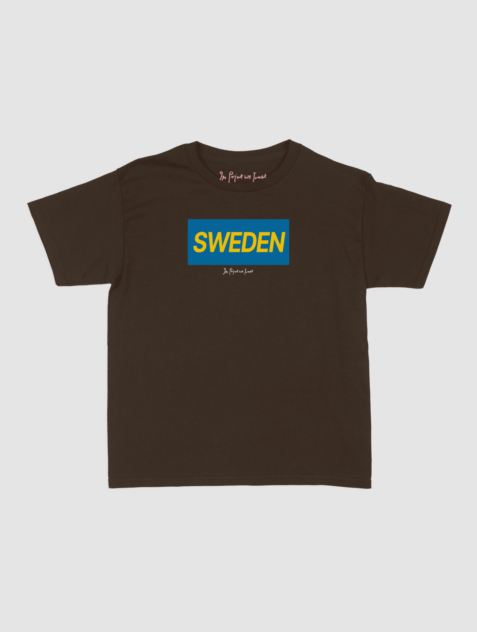 sweden baby tee - In Print We Trust