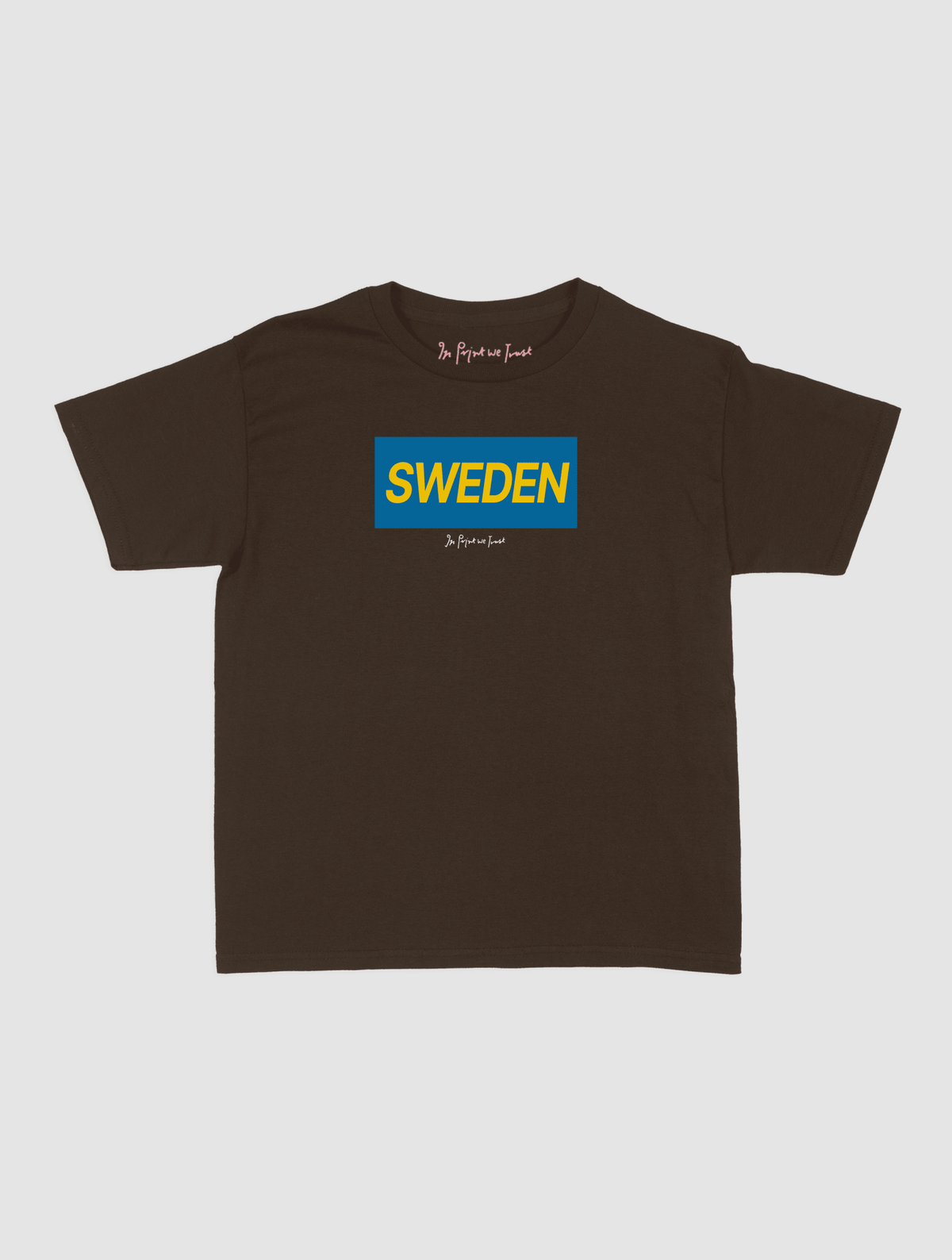 sweden baby tee - In Print We Trust