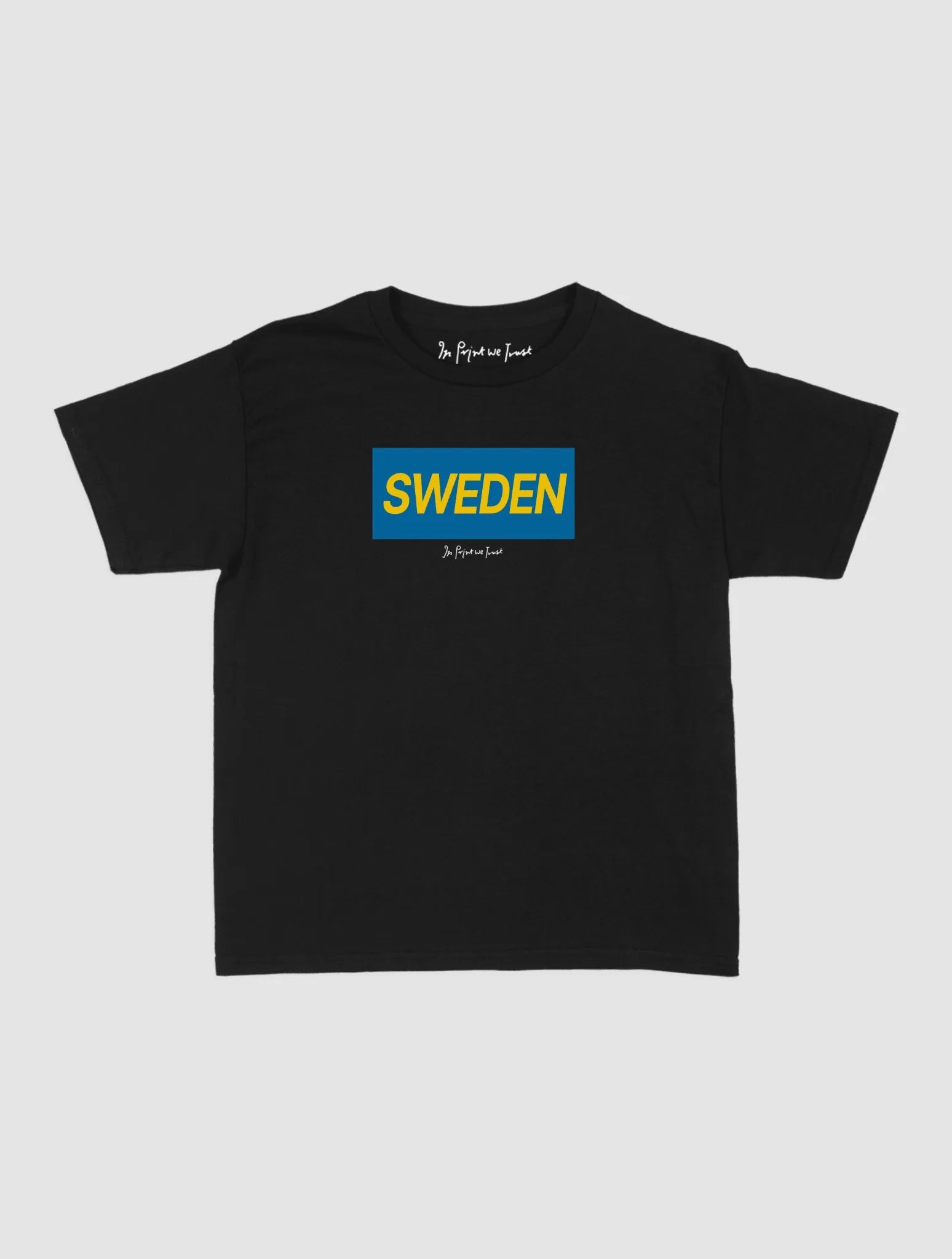 sweden baby tee - In Print We Trust