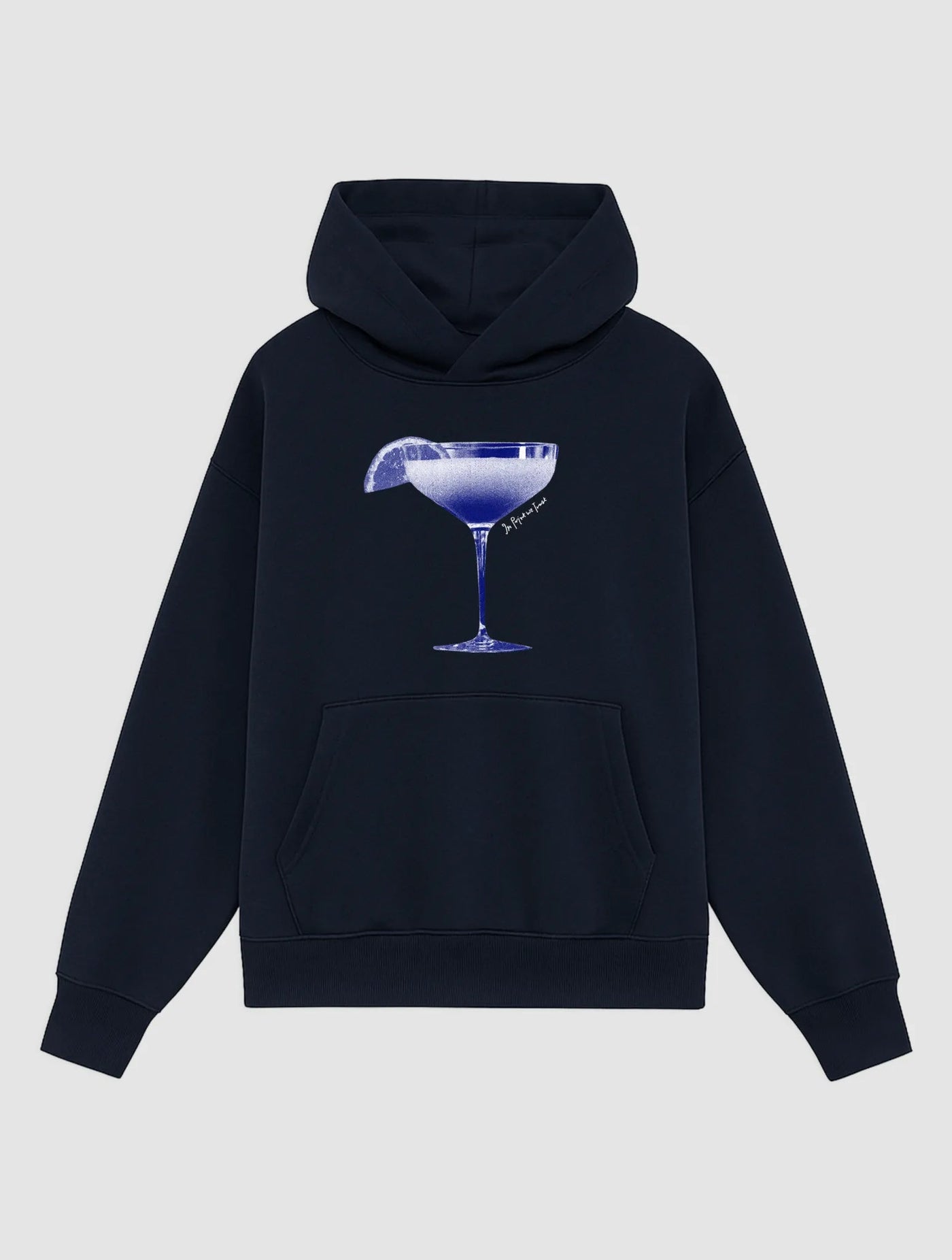 sweet or sour navy hoodie - In Print We Trust