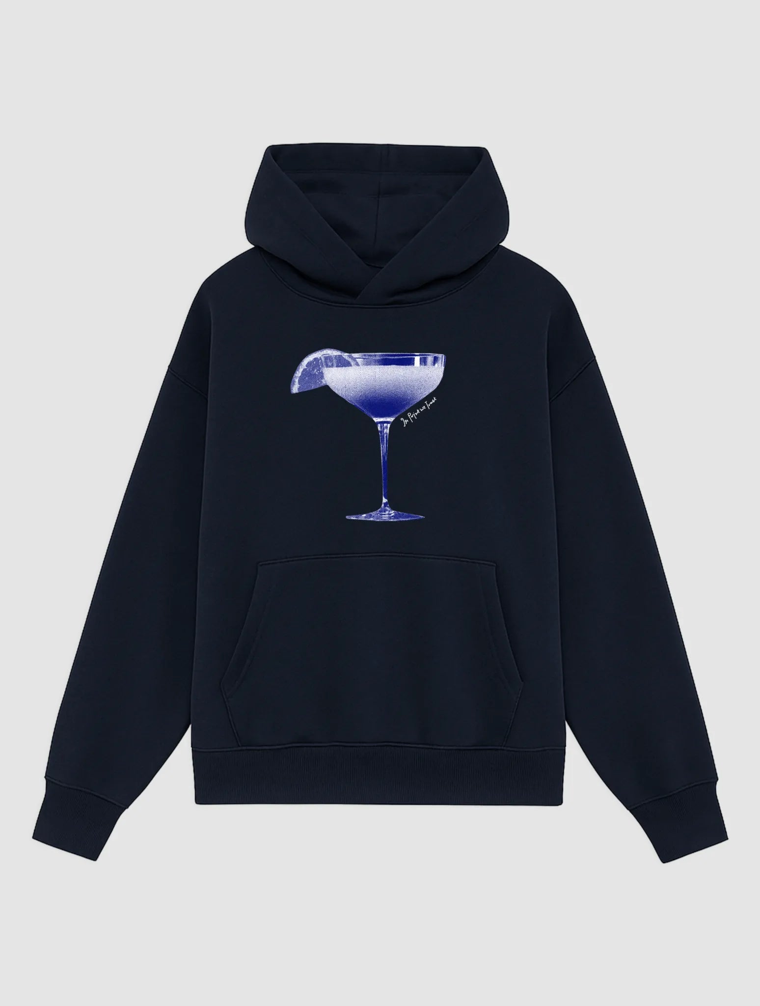 sweet or sour navy hoodie - In Print We Trust