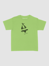 swimsuit baby tee - In Print We Trust