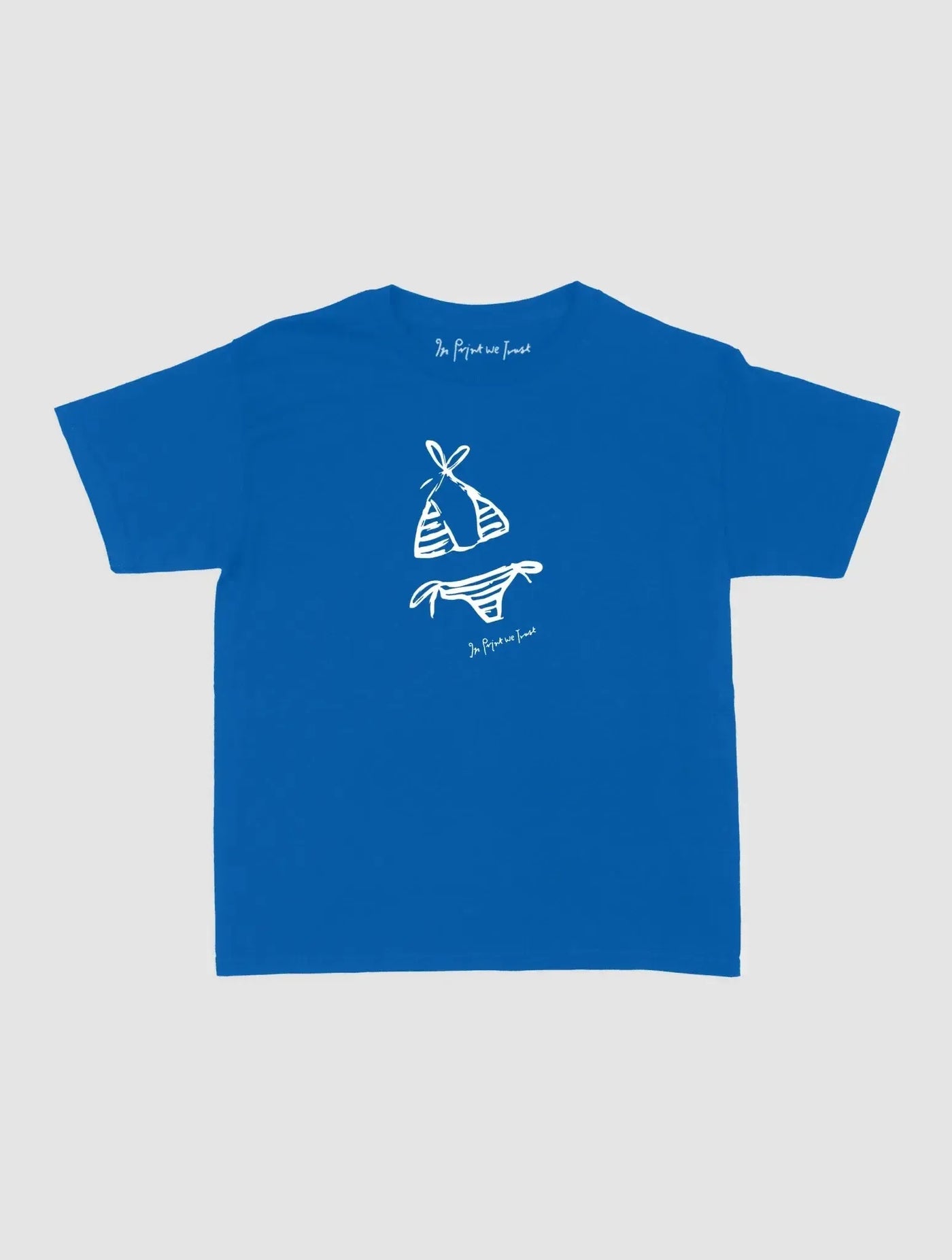 swimsuit baby tee - In Print We Trust