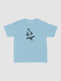swimsuit baby tee - In Print We Trust