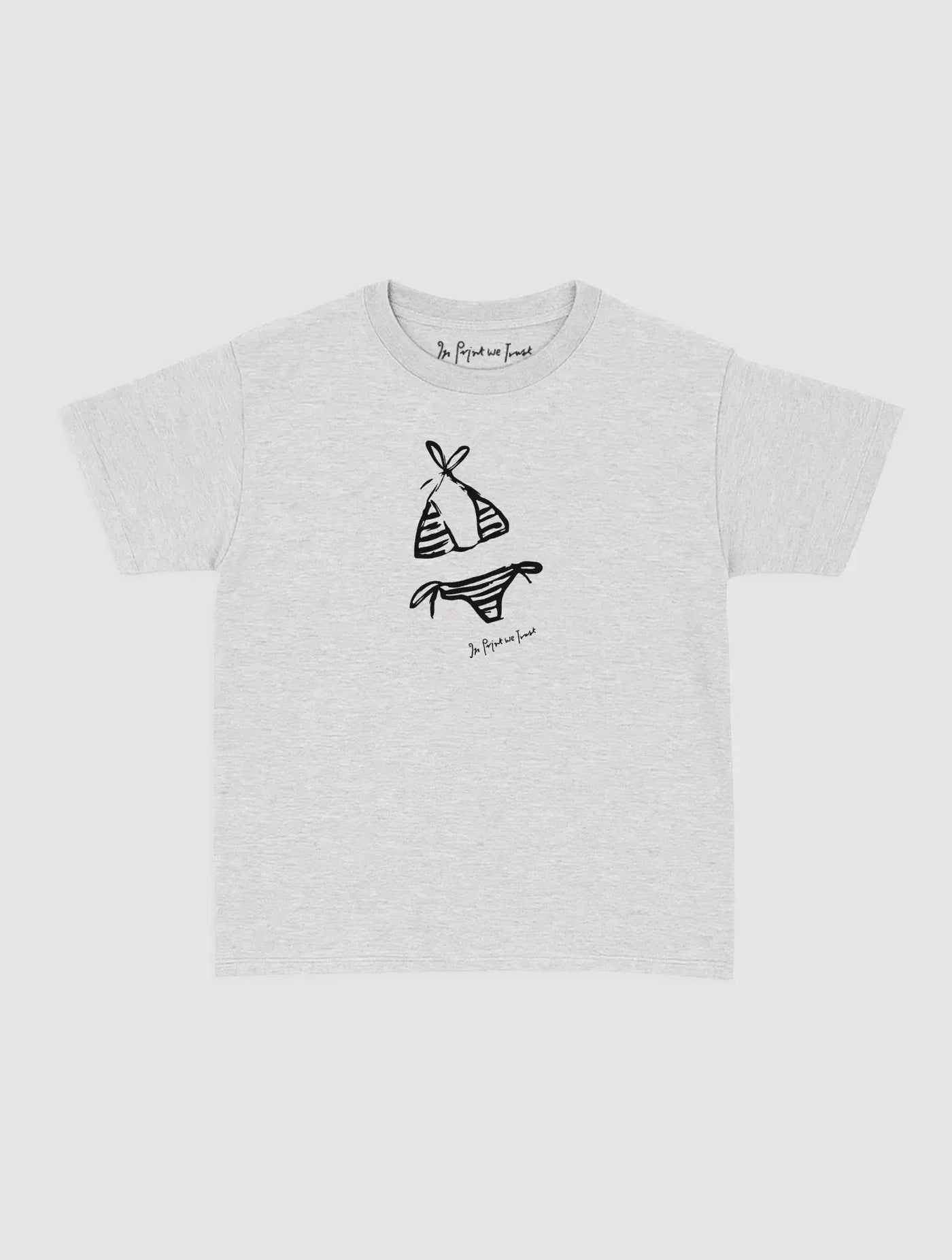 swimsuit baby tee - In Print We Trust