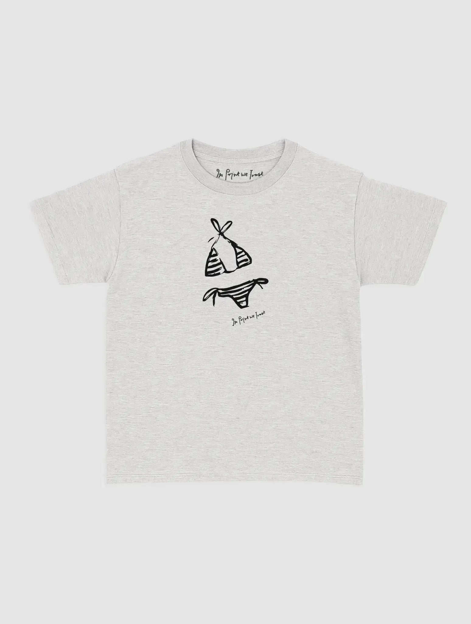 swimsuit baby tee - In Print We Trust