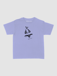 swimsuit baby tee - In Print We Trust