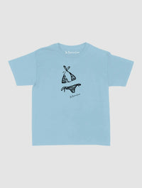 swimsuit baby tee - In Print We Trust