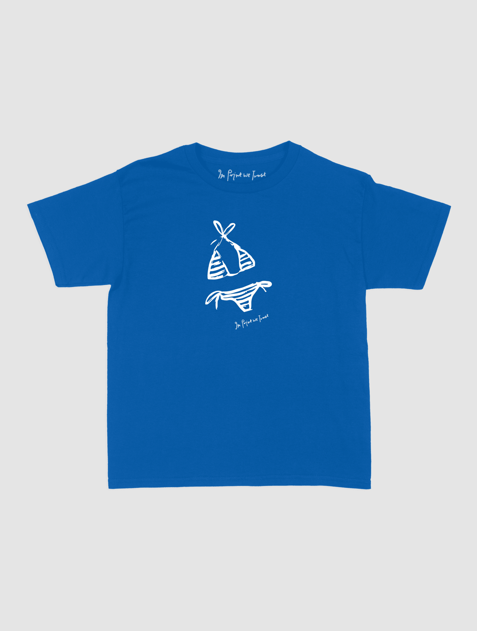 swimsuit baby tee - In Print We Trust