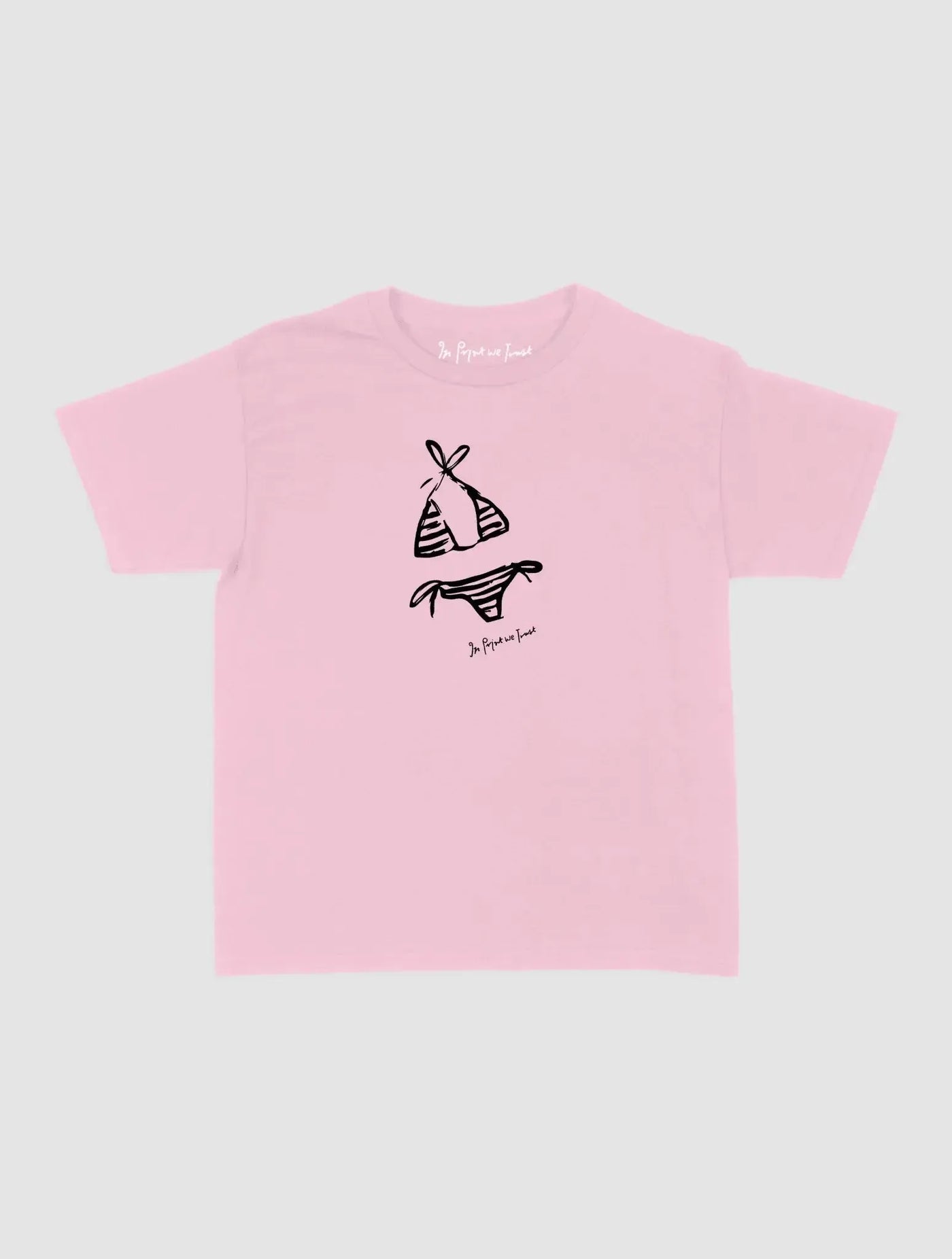 swimsuit baby tee - In Print We Trust