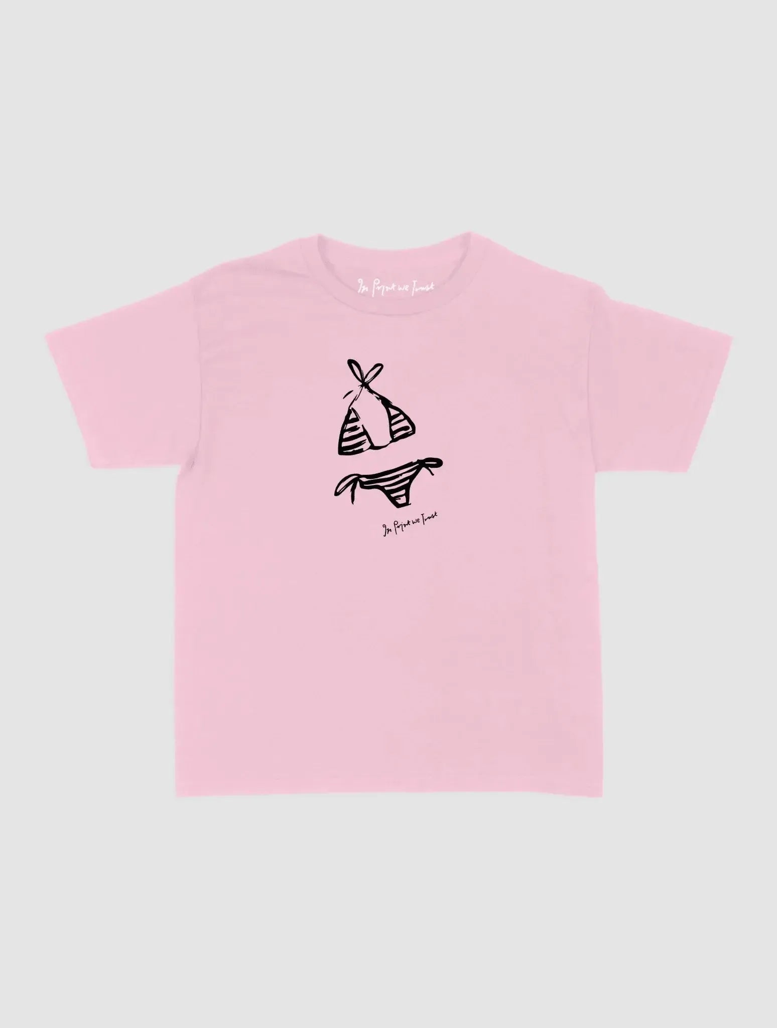 swimsuit baby tee - In Print We Trust