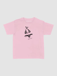 swimsuit baby tee - In Print We Trust