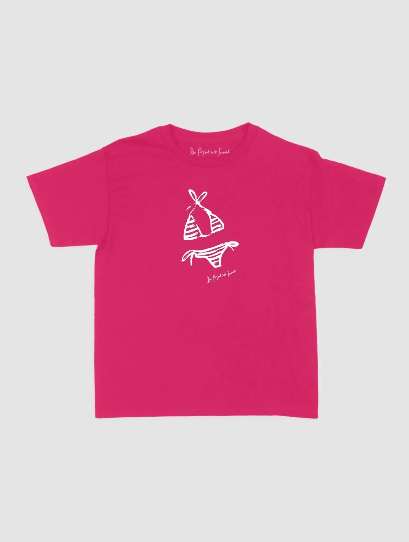 swimsuit baby tee - In Print We Trust