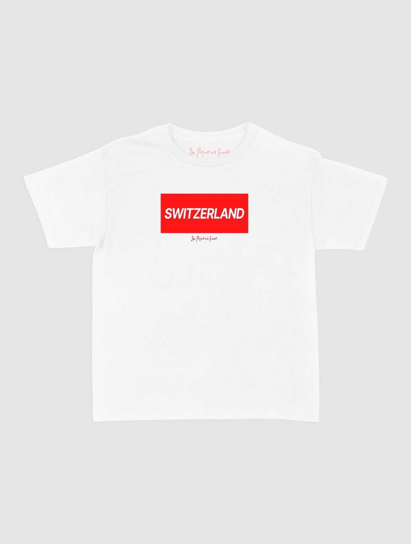 switzerland baby tee - In Print We Trust