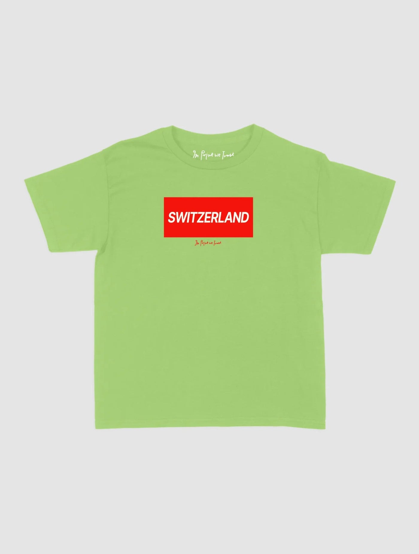 switzerland baby tee - In Print We Trust