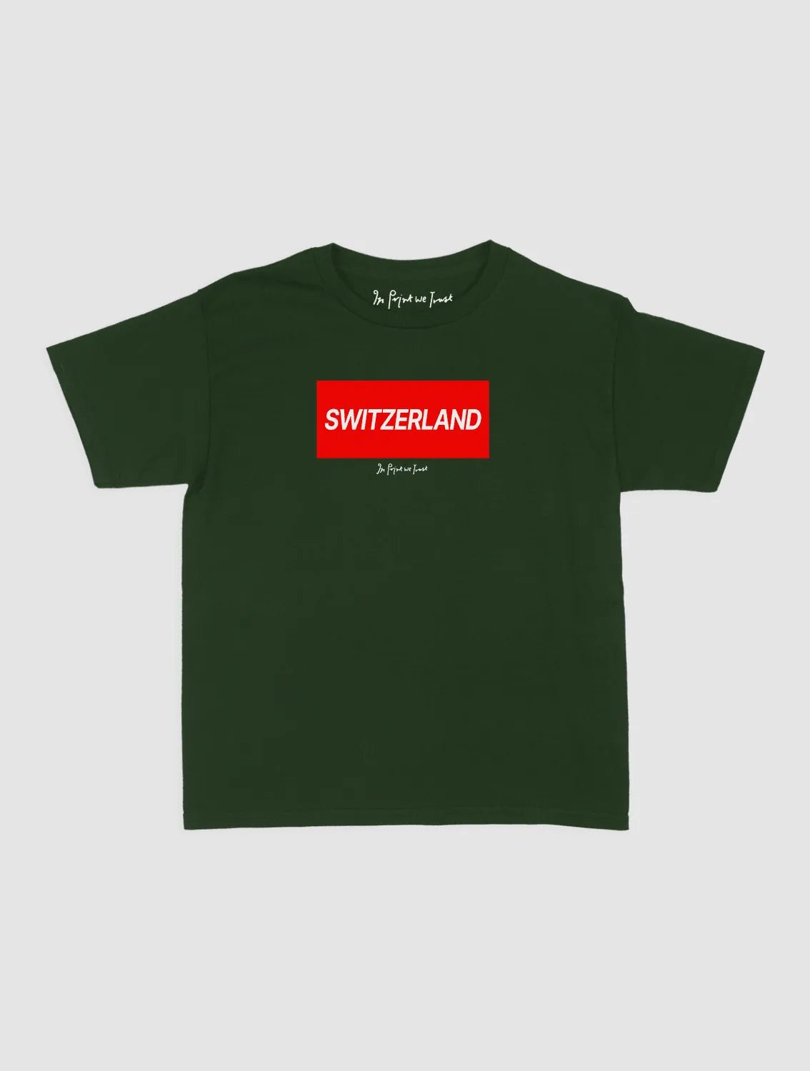 switzerland baby tee - In Print We Trust