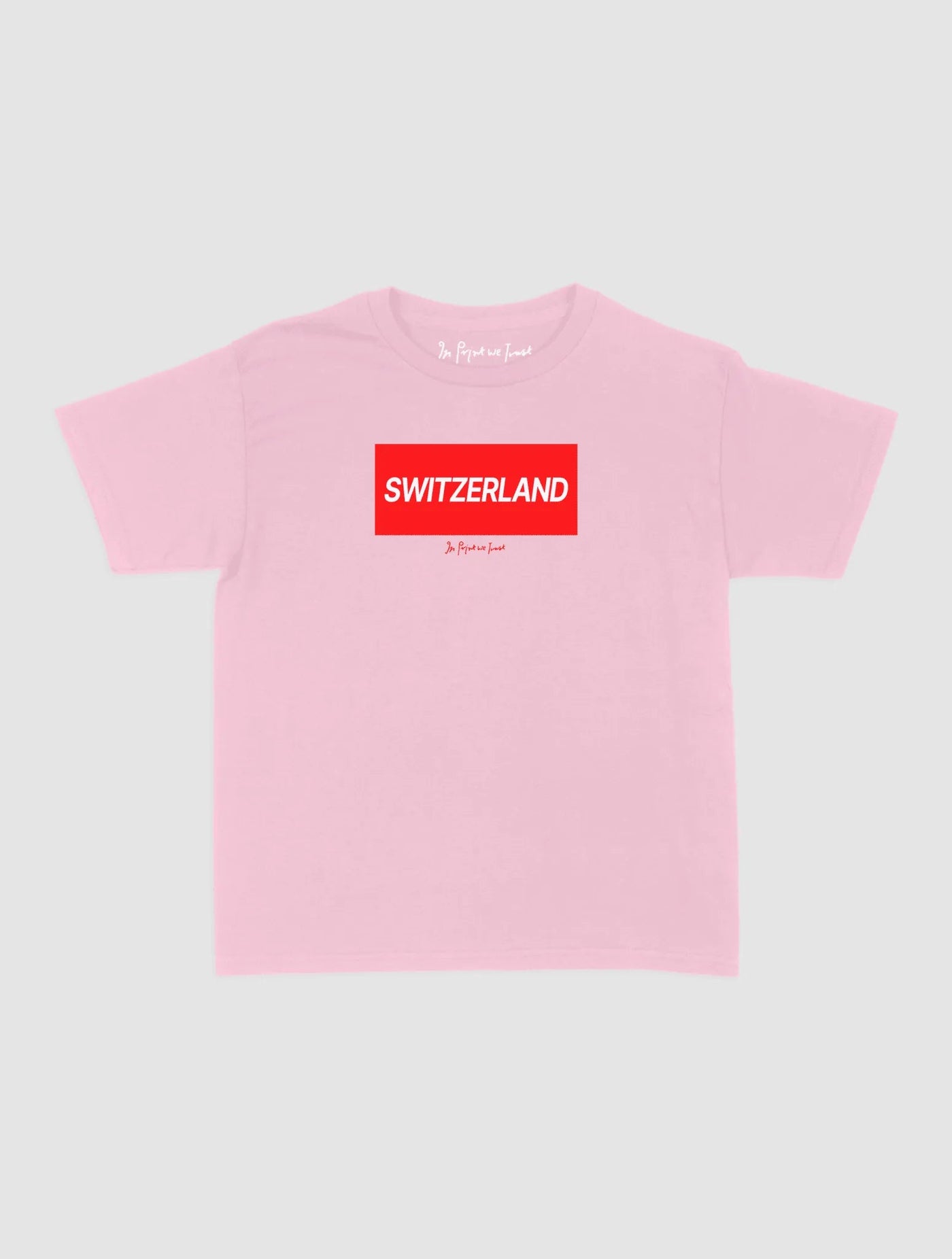 switzerland baby tee - In Print We Trust