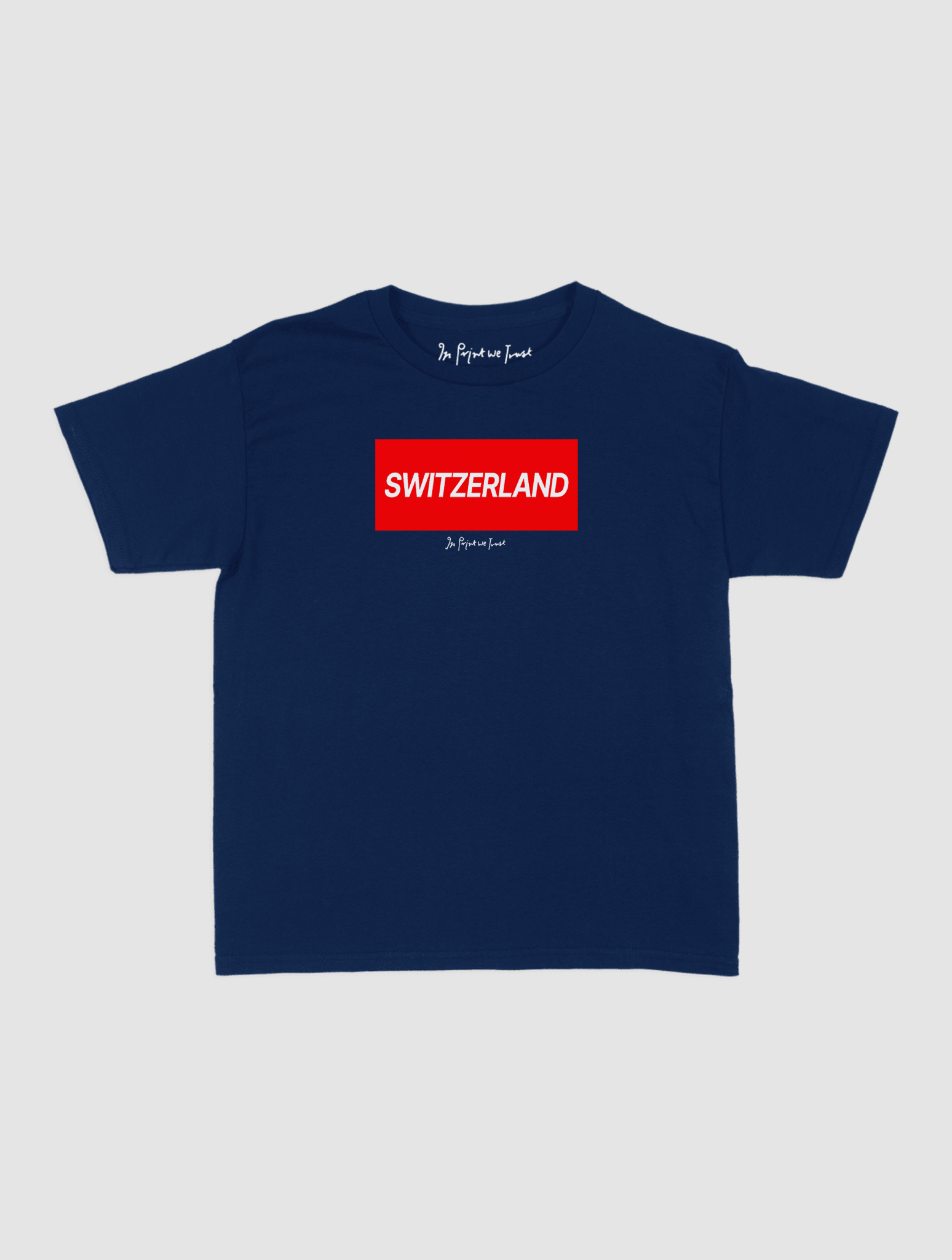 switzerland baby tee - In Print We Trust