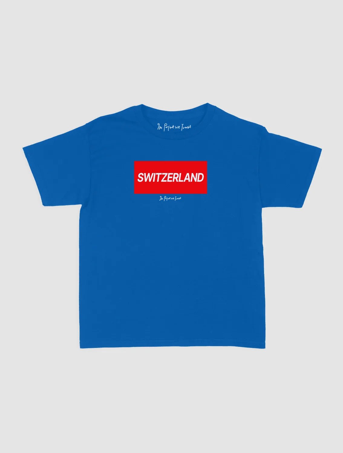 switzerland baby tee - In Print We Trust