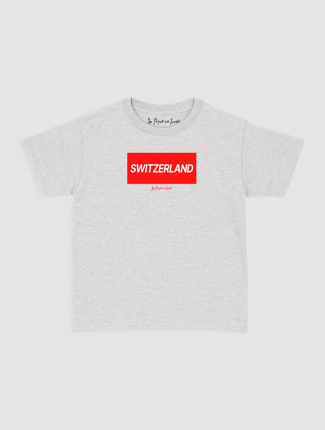 switzerland baby tee - In Print We Trust