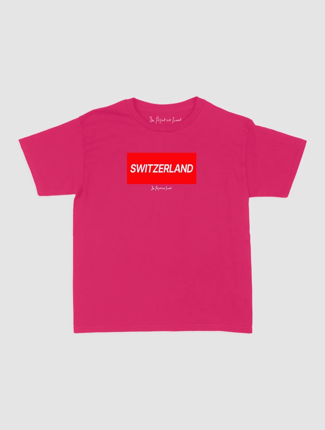 switzerland baby tee - In Print We Trust