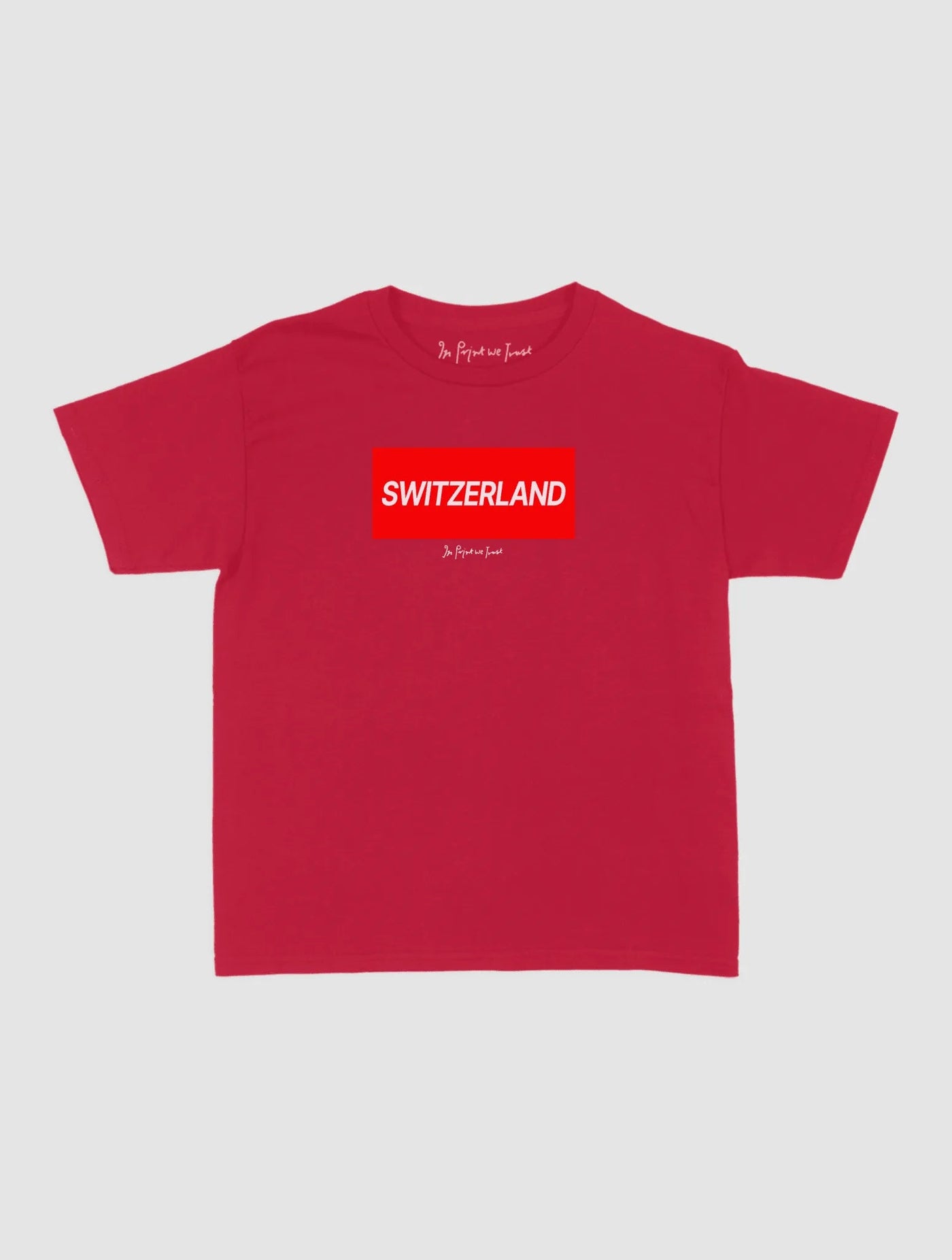 switzerland baby tee - In Print We Trust