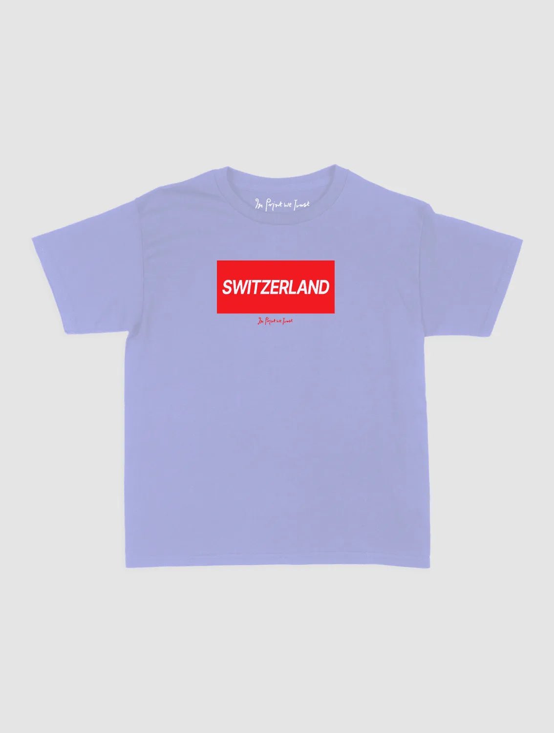 switzerland baby tee - In Print We Trust