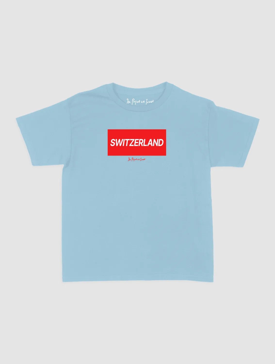 switzerland baby tee - In Print We Trust