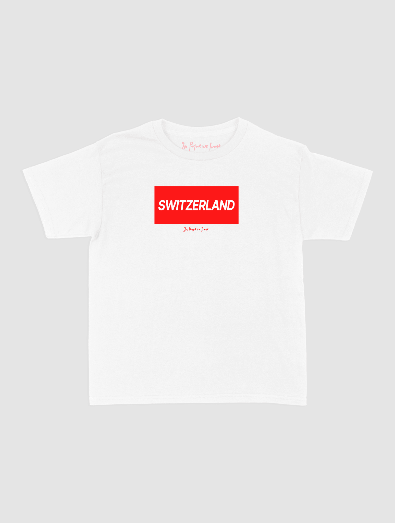 switzerland baby tee - In Print We Trust
