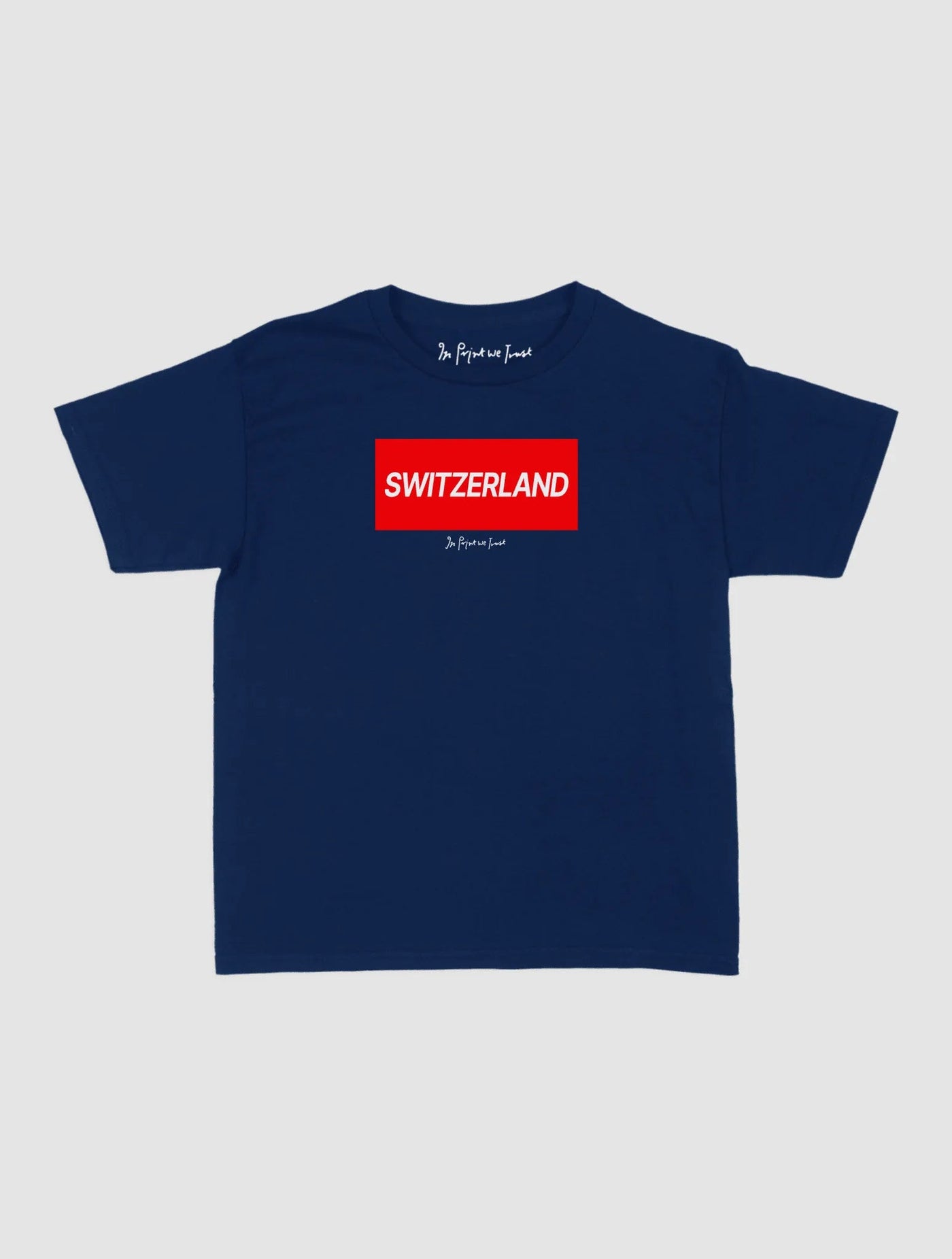 switzerland baby tee - In Print We Trust