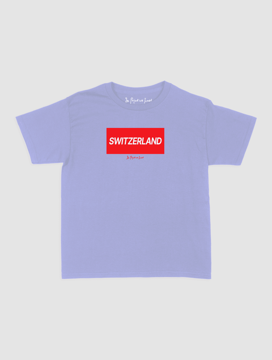 switzerland baby tee - In Print We Trust