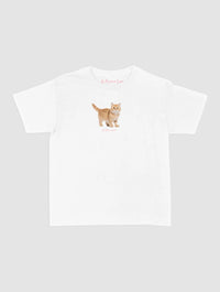 tabby baby tee - In Print We Trust