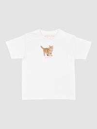 tabby baby tee - In Print We Trust