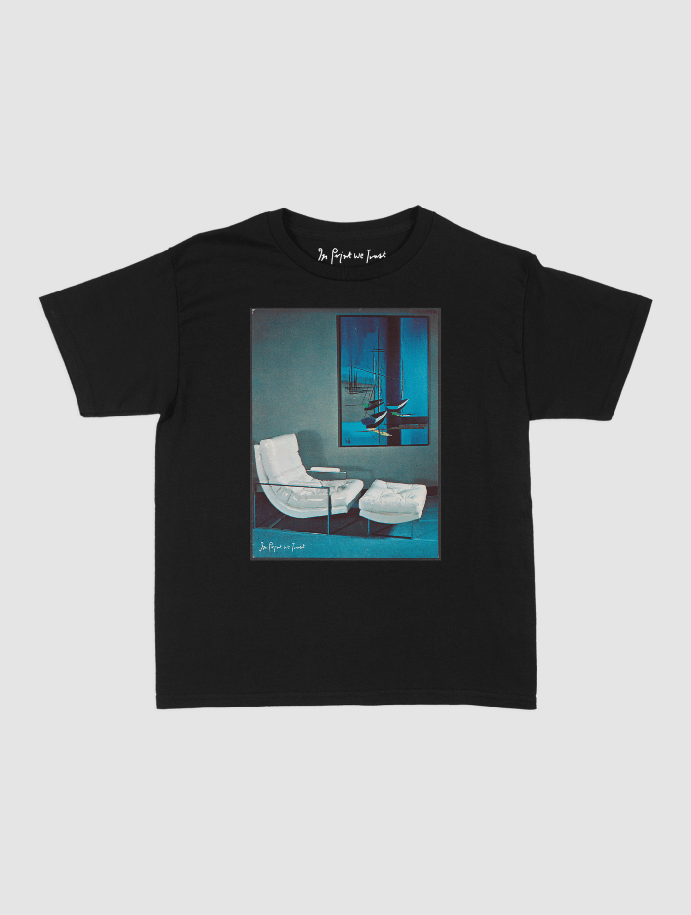 take a seat baby tee - In Print We Trust