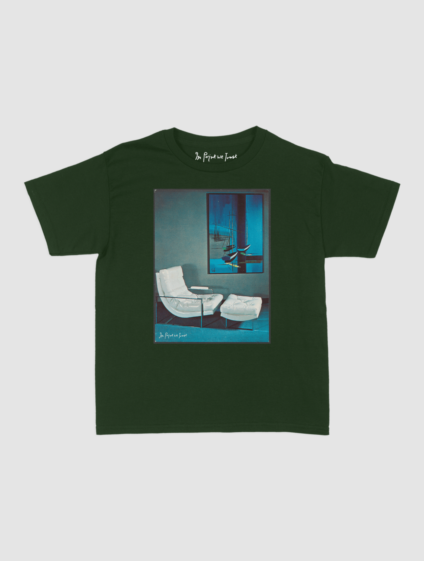 take a seat baby tee - In Print We Trust