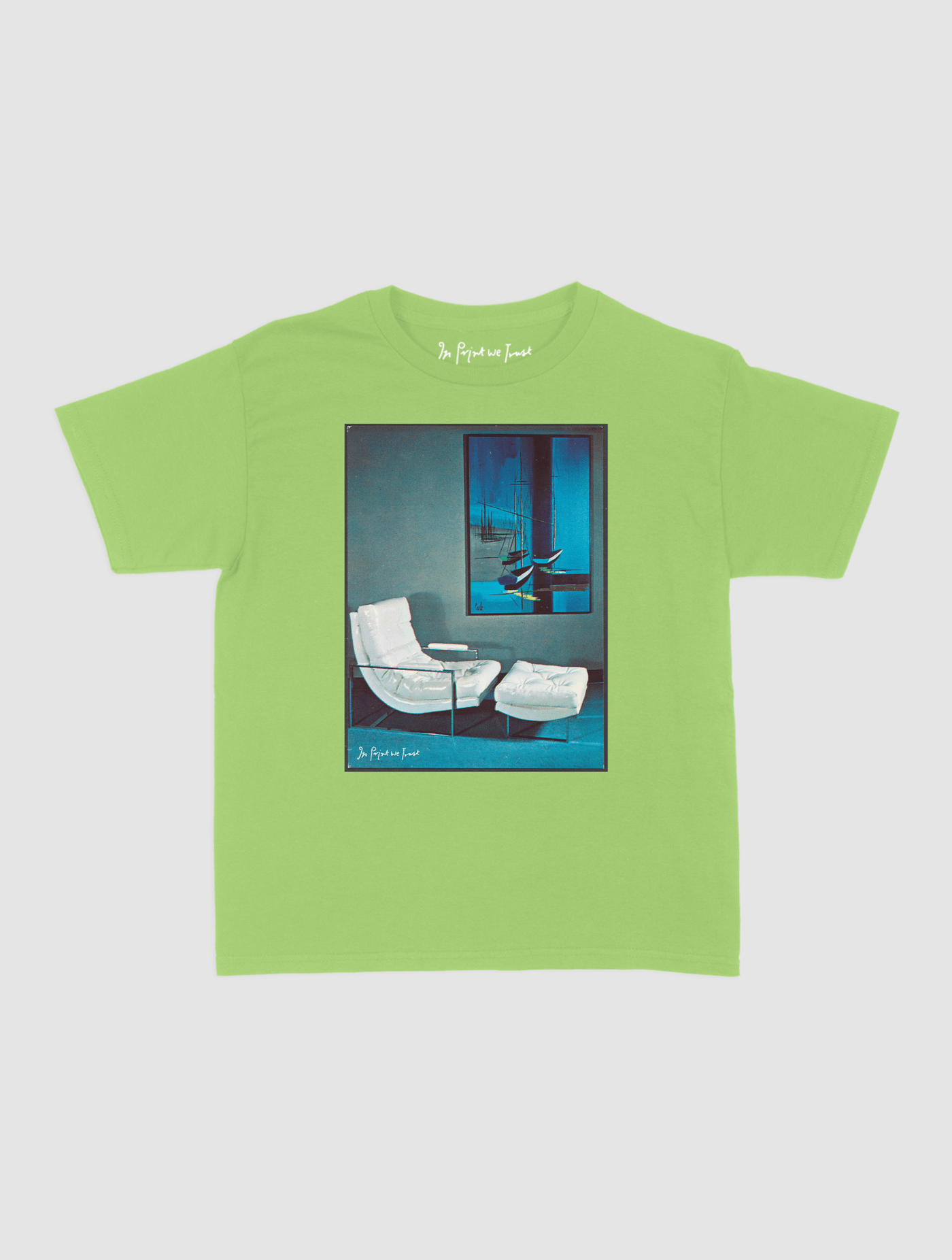 take a seat baby tee - In Print We Trust