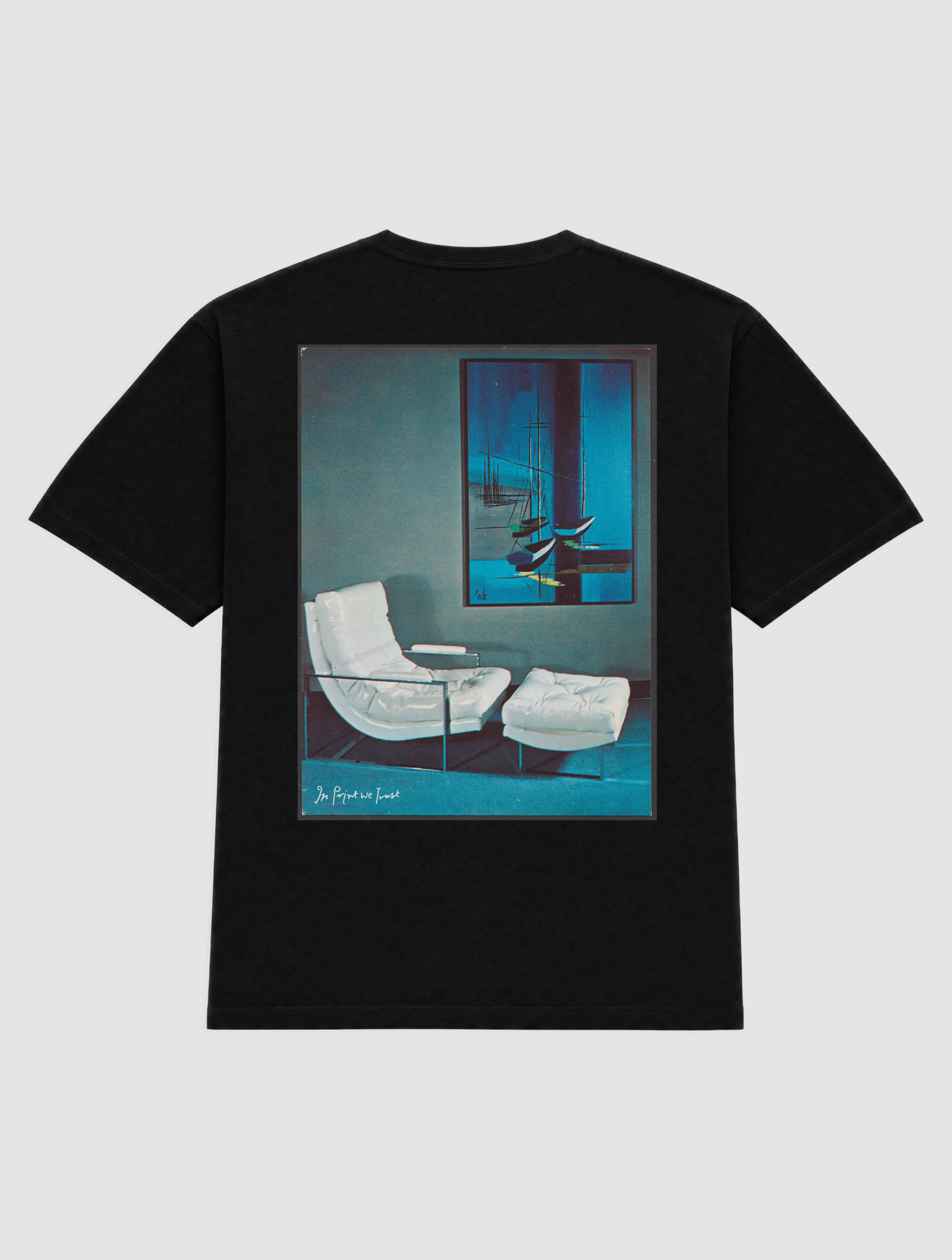 take a seat heavyweight tee - In Print We Trust