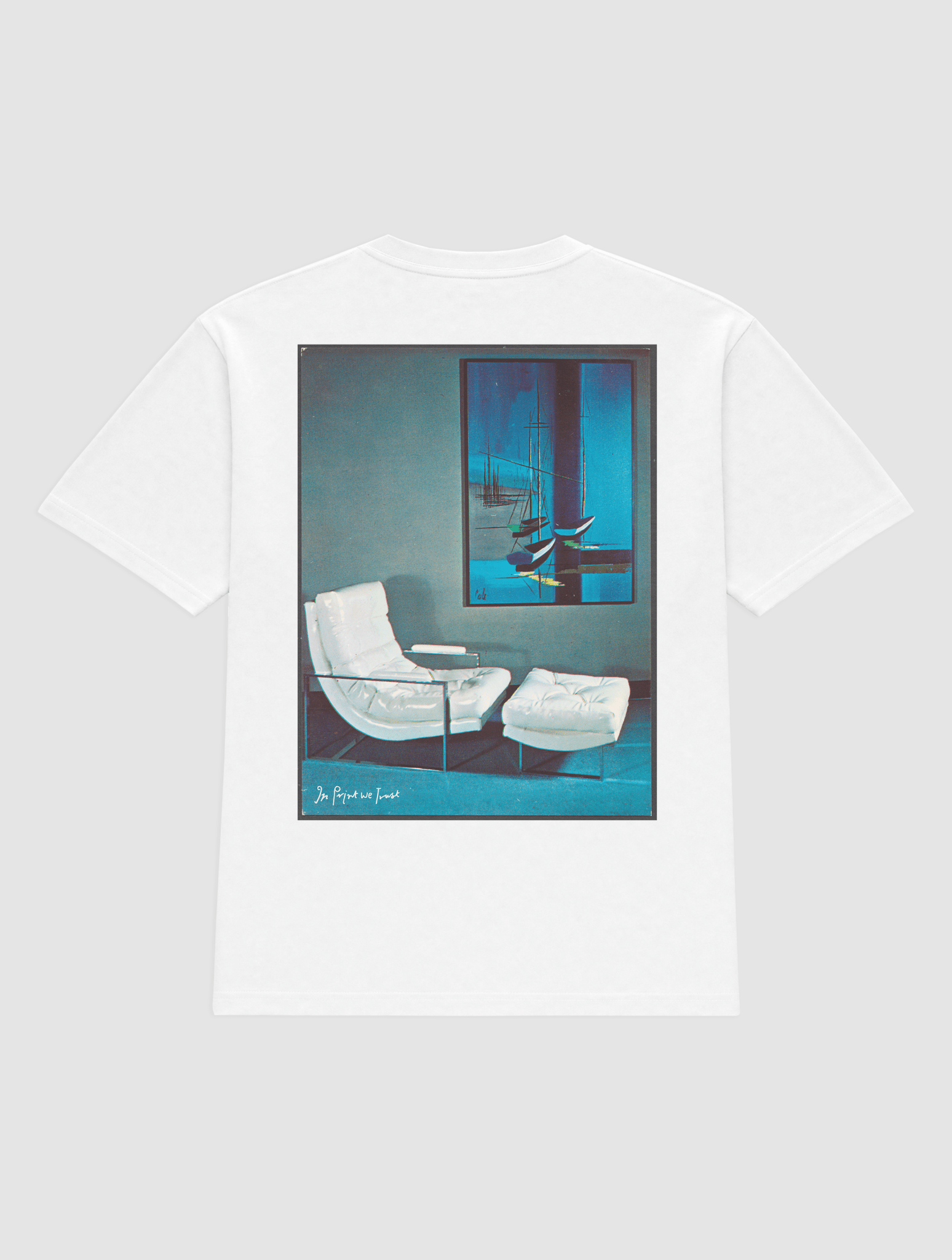 take a seat heavyweight tee - In Print We Trust