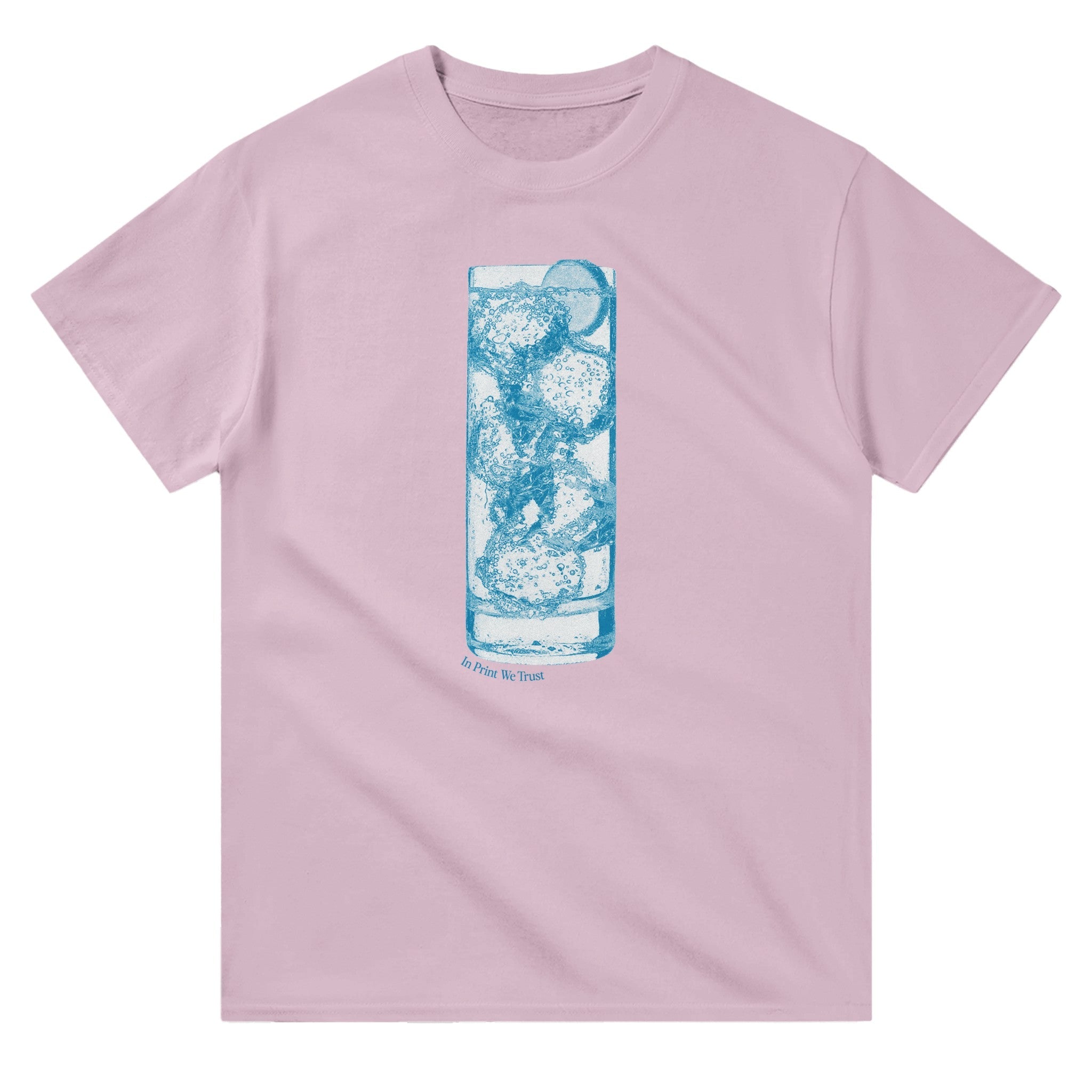 'Tall Glass of Water' classic tee - In Print We Trust