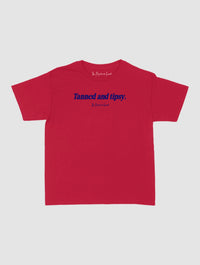 tanned and tipsy baby tee - In Print We Trust