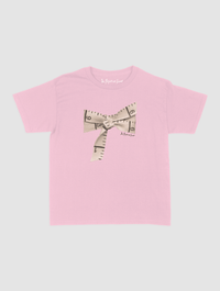 tape baby tee - In Print We Trust