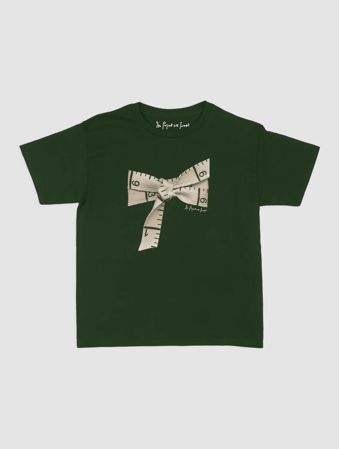 tape baby tee - In Print We Trust