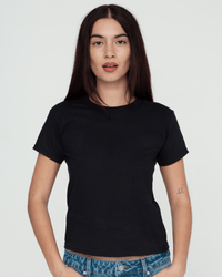 tape baby tee - In Print We Trust