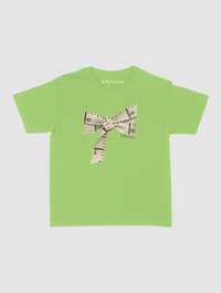 tape baby tee - In Print We Trust