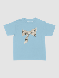 tape baby tee - In Print We Trust